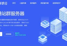 华纳云-香港站群服务器租用推荐-253个多IP站群-CN2 GIA线路-主机测评