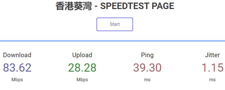 ZJI 香港高防服务器路上传和下载速度