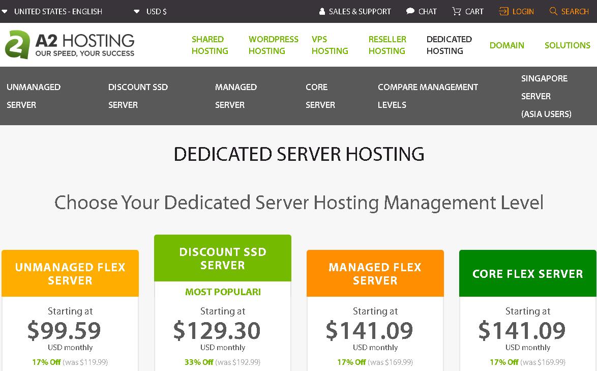 美国独立服务器 A2Hosting 推荐 - 大品牌服务有保障