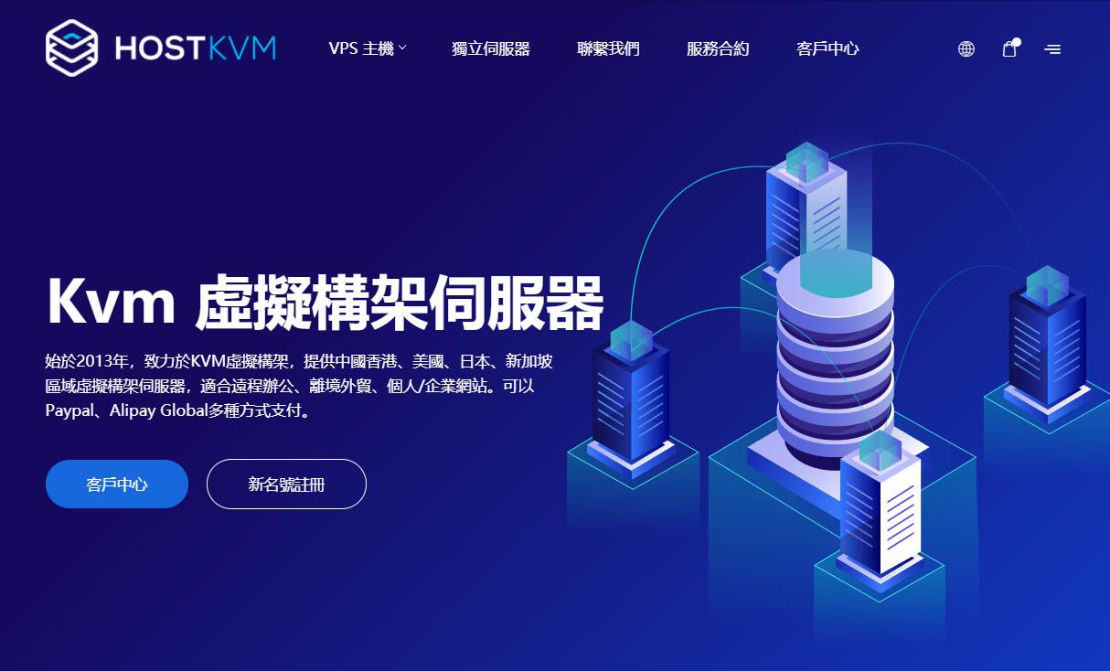 HostKVM香港VPS云地国际超值优惠 - 4G内存只需30元/月