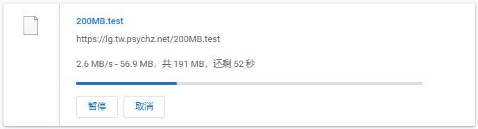 YardVPS 台湾VPS下载测试