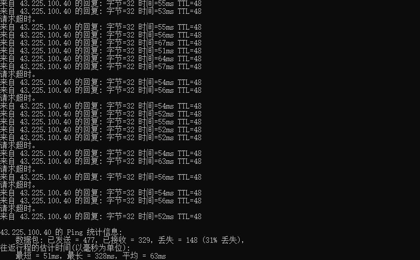 免费香港VPS ISL Ping 测试