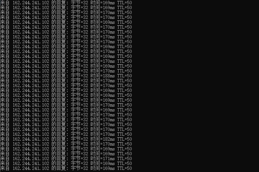 搬瓦工 VPS Ping效果图