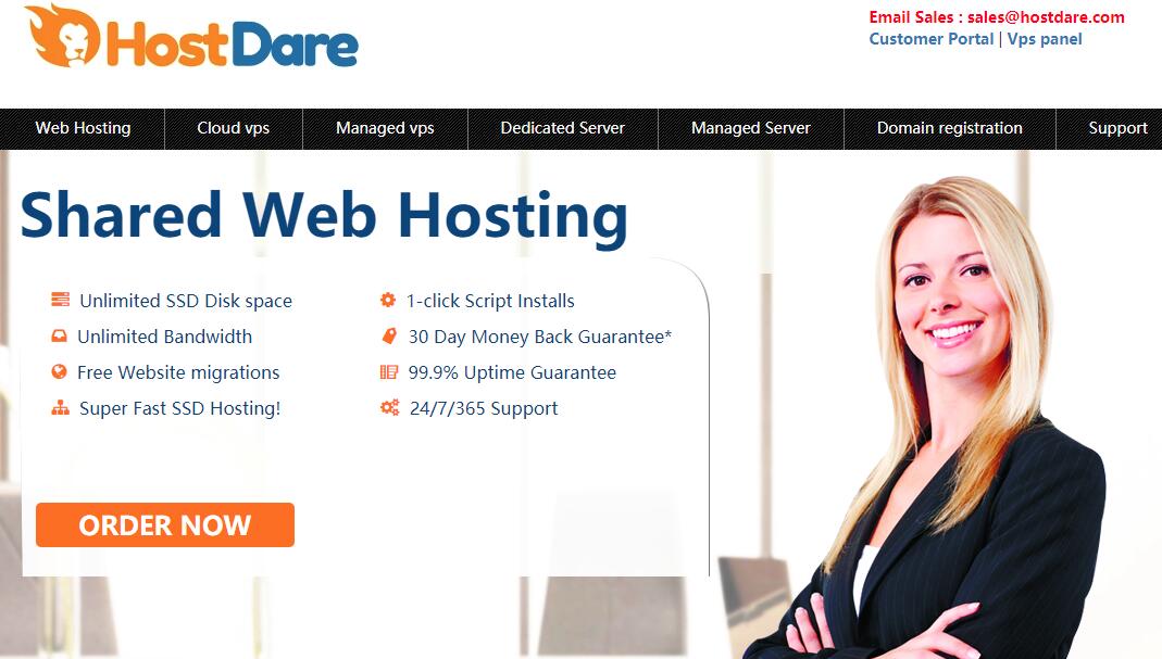 美国CN2 VPS HostDare 推荐