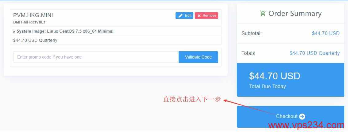 香港VPS DMIT购买填写优惠信息