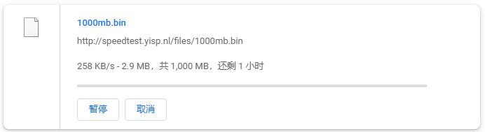 绿云荷兰VPS测评 - 本地下载速度