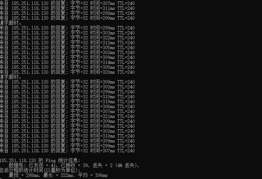 SmartHost荷兰VPS测评 - 本地Ping延迟测试