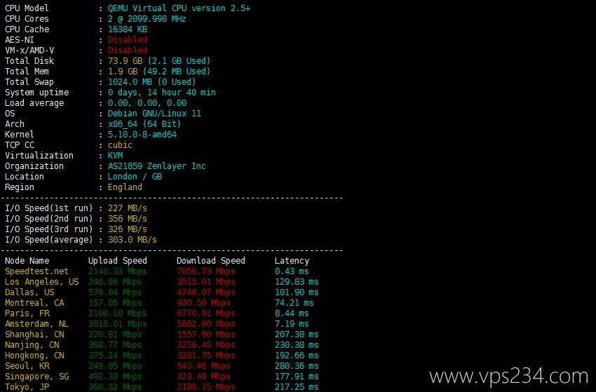 arkecx英国VPS测评 - 性能和速度测试