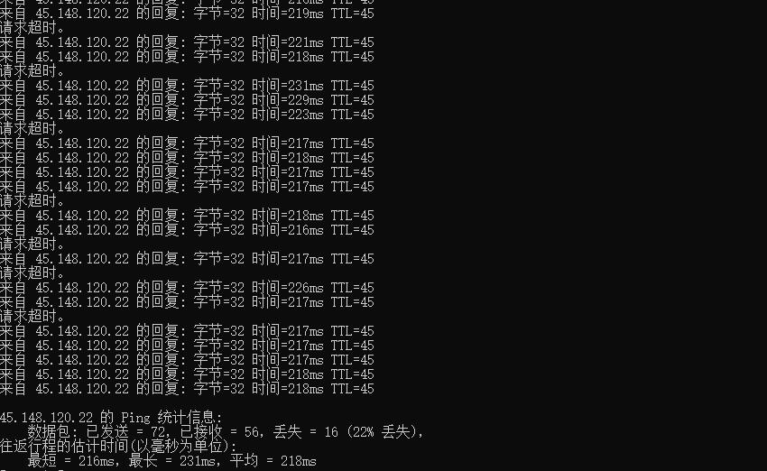 Flaunt7荷兰VPS测评 - 本地Ping延迟测试