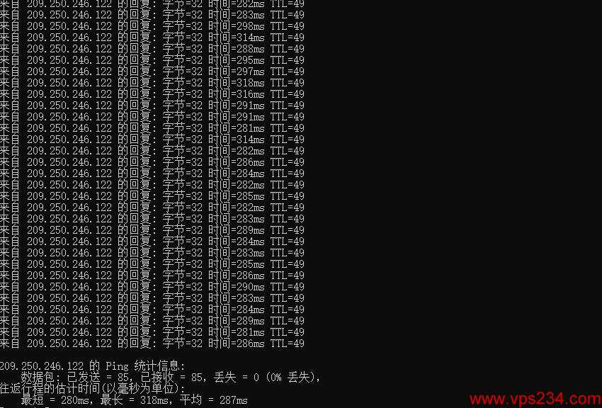 Vultr荷兰VPS测评 - 本地Ping延迟测试