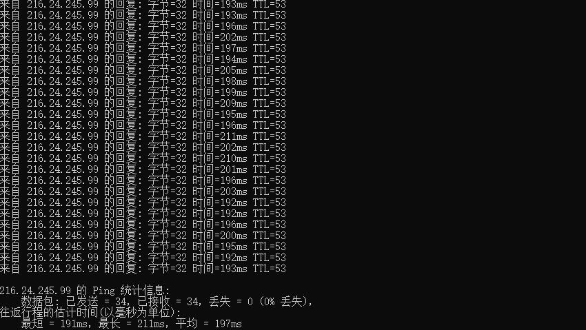SugarHosts美国VPS本地Ping测试