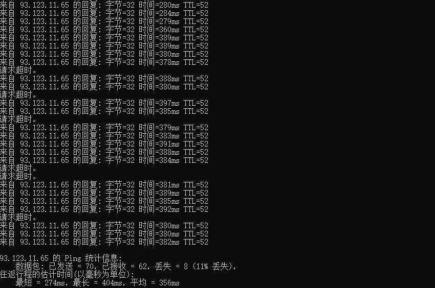 gcorelabs英国VPS本地Ping测试