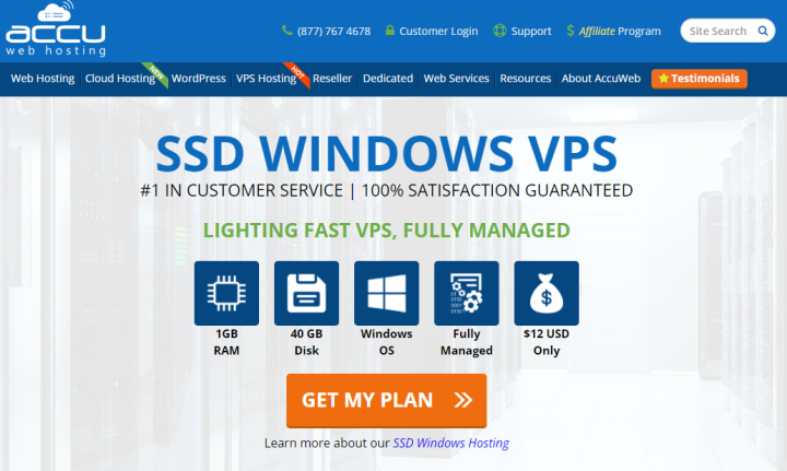 日本VPS推荐 - AccuWebHosting