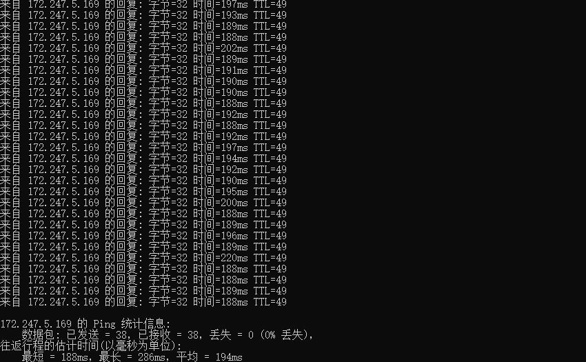 小鹿云美国VPS本地Ping测试