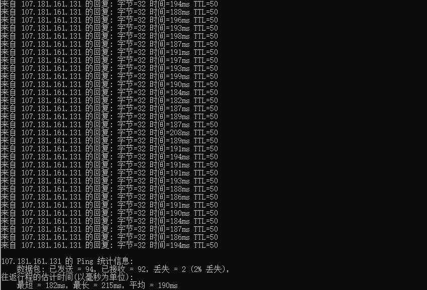 ITLDC美国VPS Ping测试