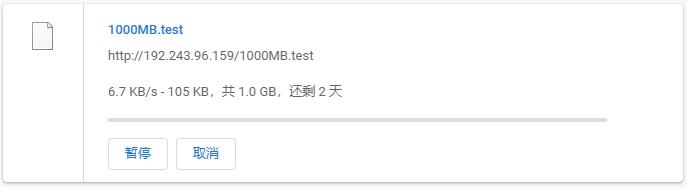 VPSCheap.net 美国VPS本地下载速度测试