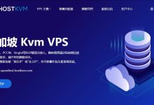 HostKVM新加坡VPS详细测评 - CN2线路-主机测评