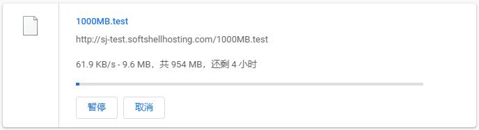 SoftShellWeb美国VPS下载测试