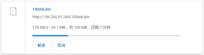 Vultr欧洲节点 - 法兰克福下载效果图