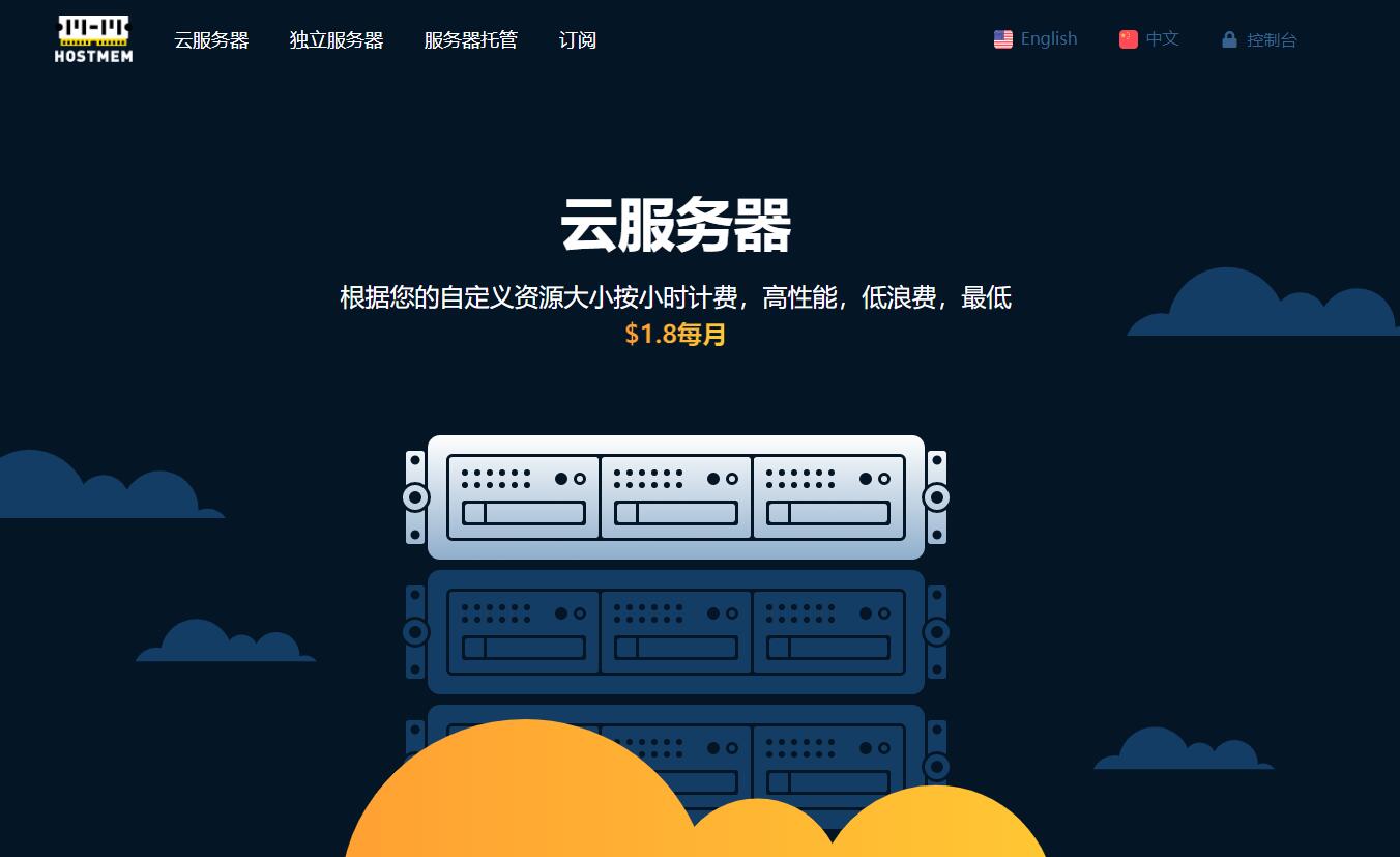 Hostmem - 免费换IP CN2 VPS推荐