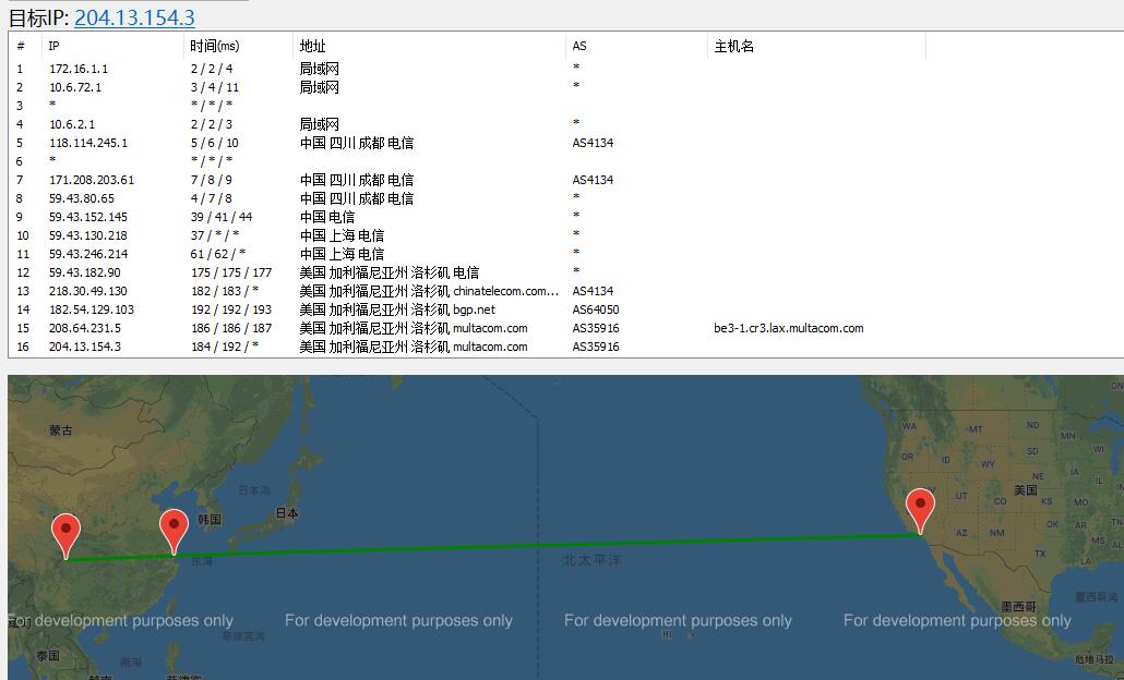 美国Windows VPS RackNerd路由线路测试