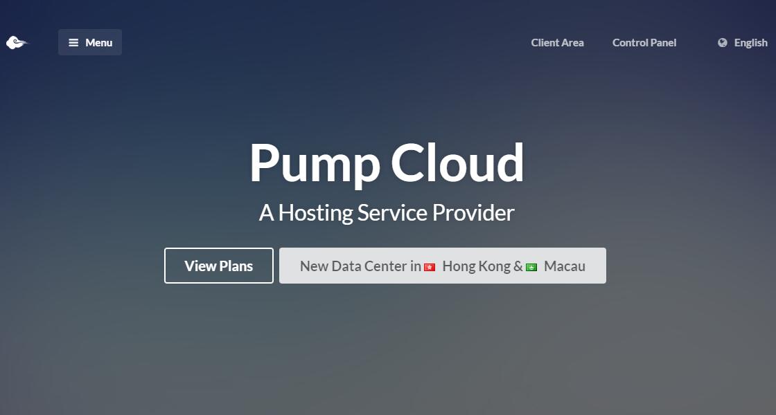 PumpCloud香港动态VPS推荐