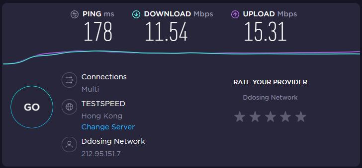 桔子VPS CN2 GIA美国VPS下载测试