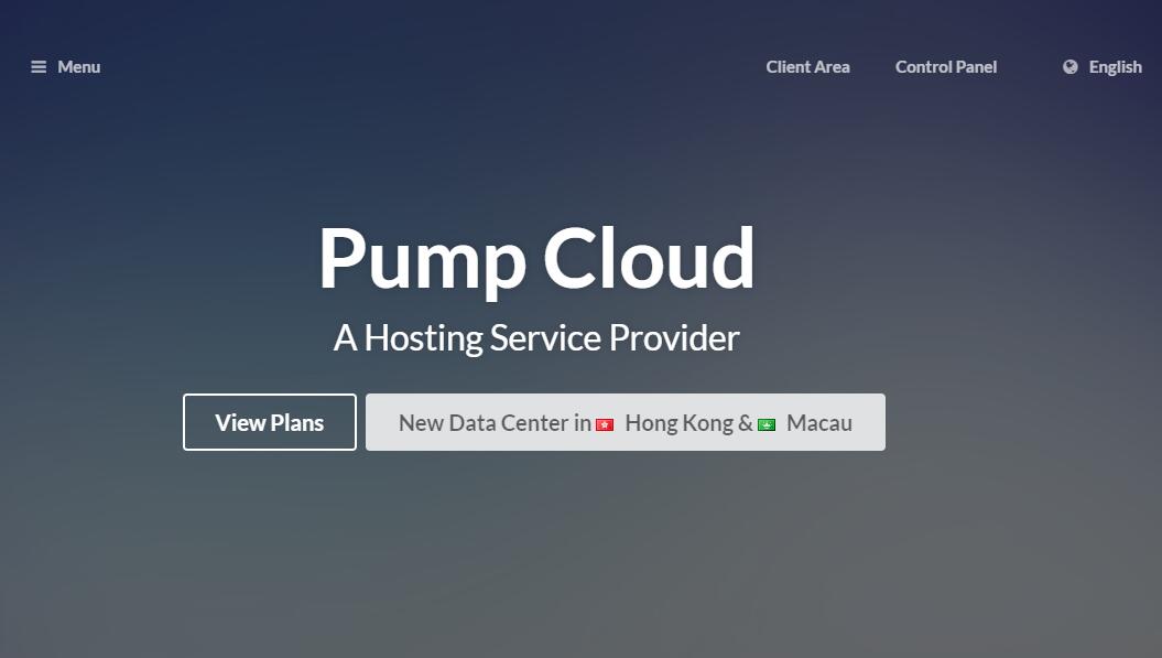 PumpCloud国外动态VPS推荐