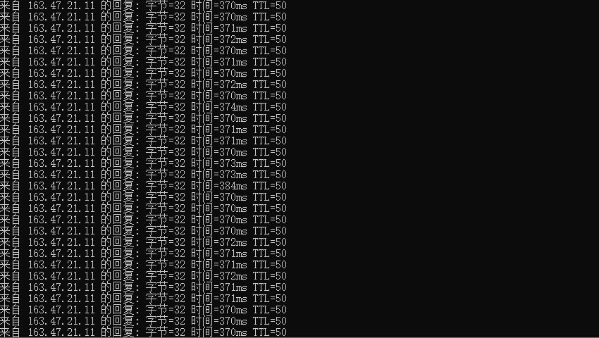 FormoHost新西兰VPS Ping效果图