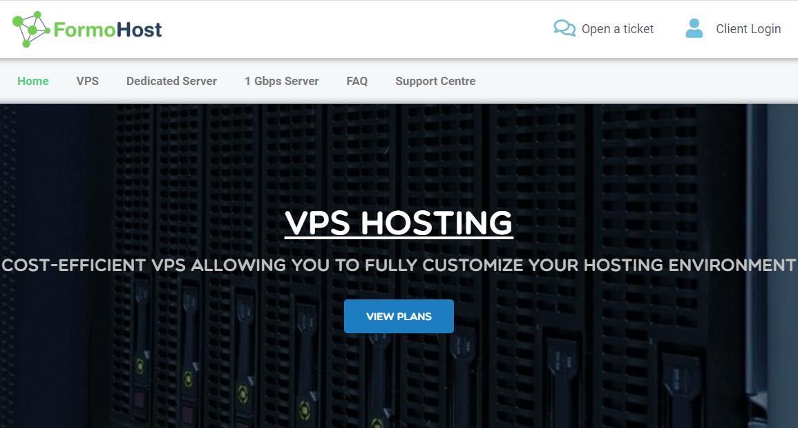 国外VPS FormoHost 测评 - 拥有香港/台湾/日本/韩国等36个数据中心支持
