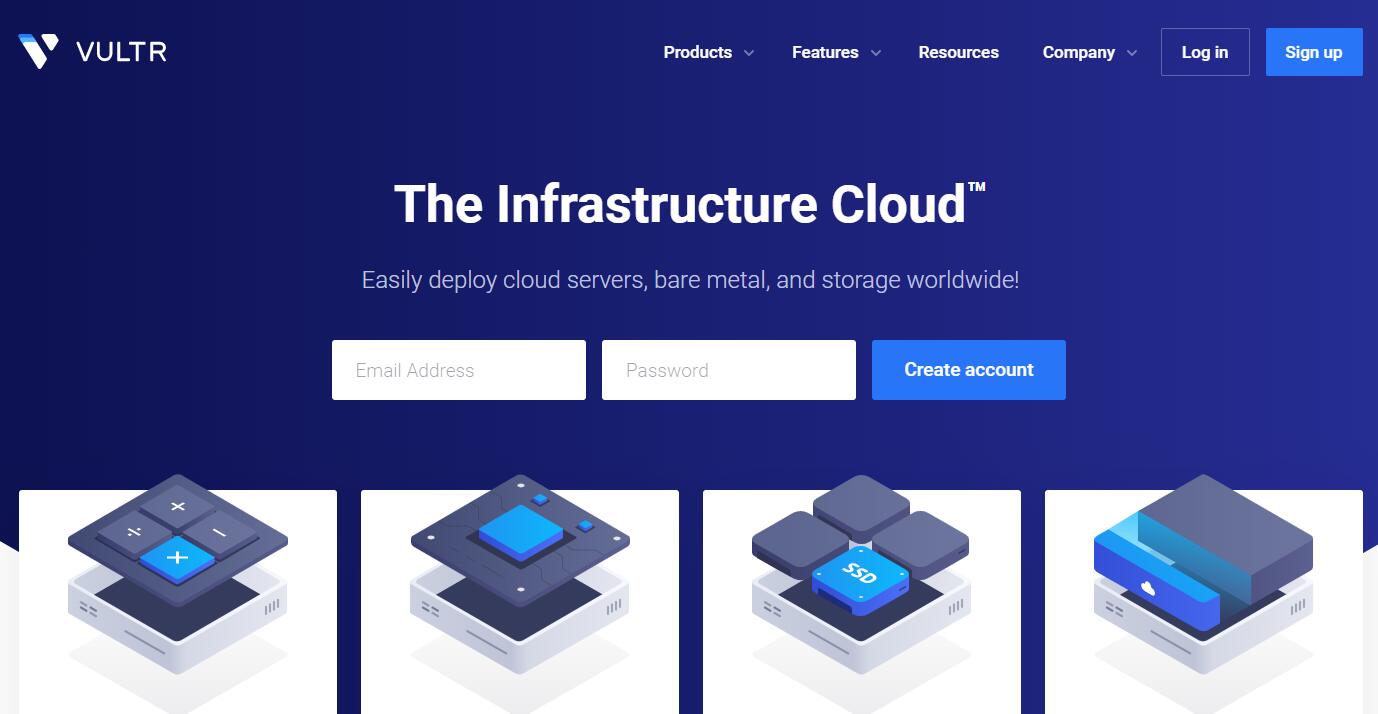 按小时计费国外VPS Vultr