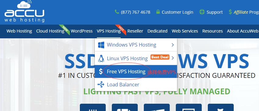 免费VPS AccuWebHosting 推荐