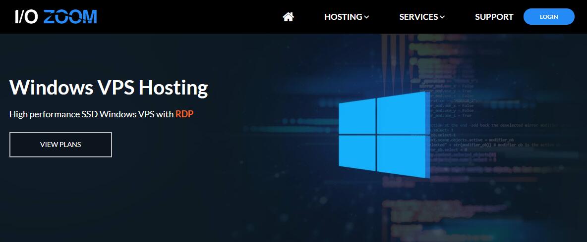美国 Windows VPS - I/O Zoom