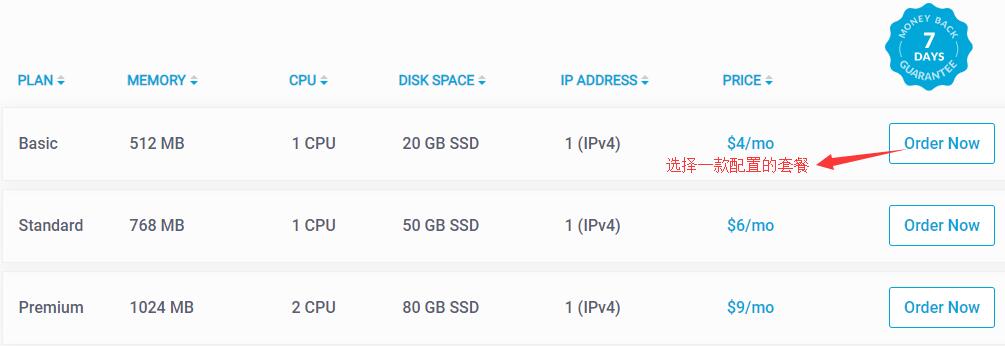 OneVPS 洛杉矶VPS购买 - 套餐选择