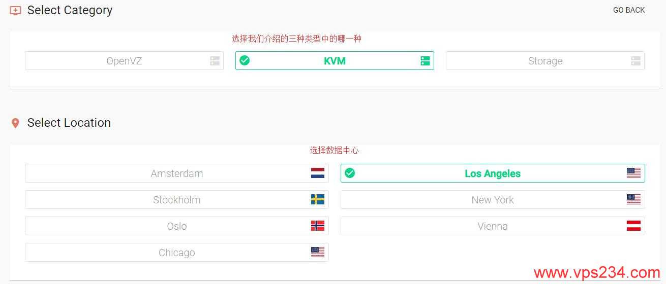 VPS类型和数据中心选择