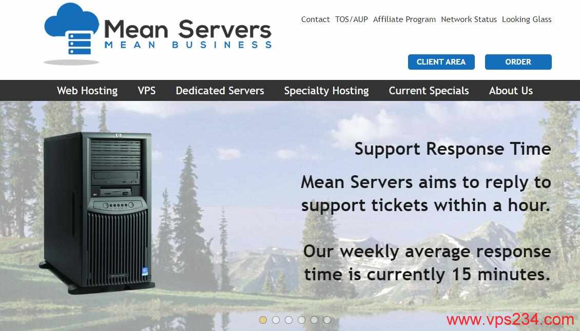 美国VPS MeanServers 推荐 - 带宽可达10Gbps - 超稳定不掉线