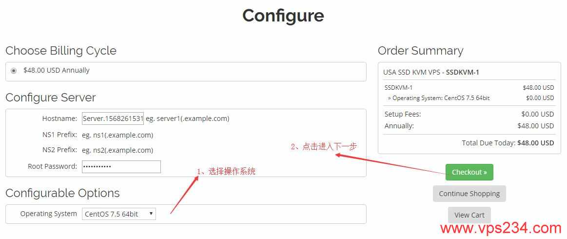 选择你需要的操作系统