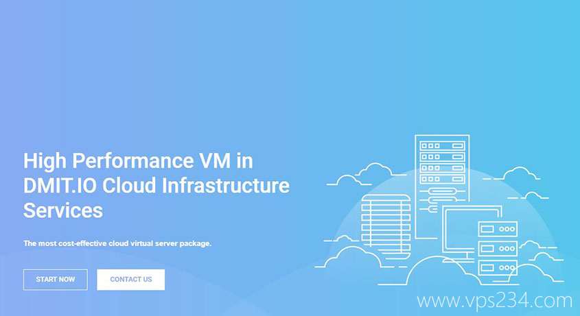 香港VPS DMIT - CN2 GIA线路支持，速度快