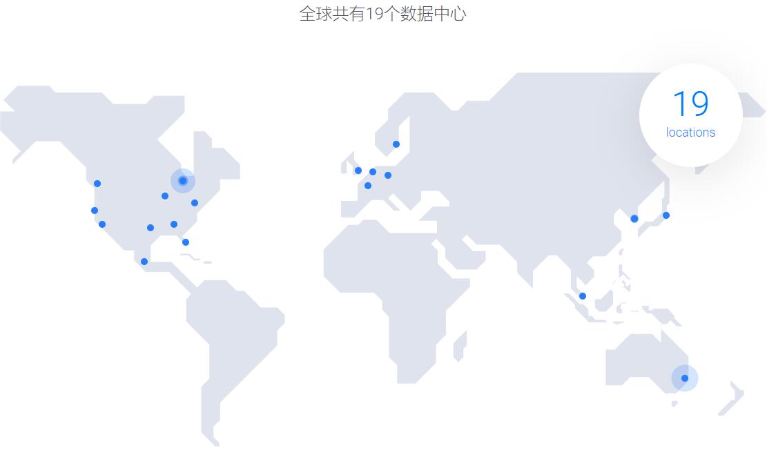 Vultr 数据中心分布图