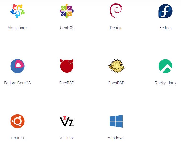 Vultr 支持的操作系统