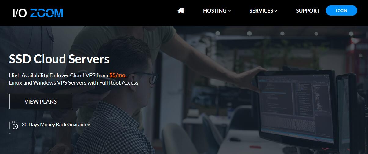 IO Zoom 洛杉矶 Linux VPS