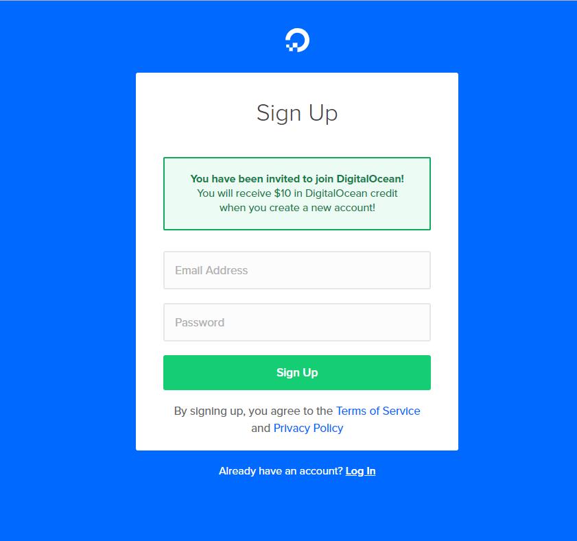 DigitalOcean购买注册